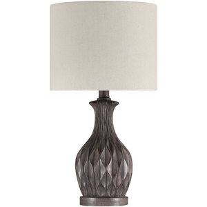 Bejamin 17.72 inch 60 watt Painted Brown Table Lamp Portable Light