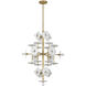 Amani 15 Light 30 inch Royal Gold Chandelier Ceiling Light