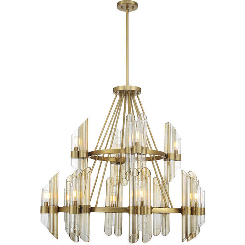 Biltmore 12 Light 38 inch Warm Brass Chandelier Ceiling Light