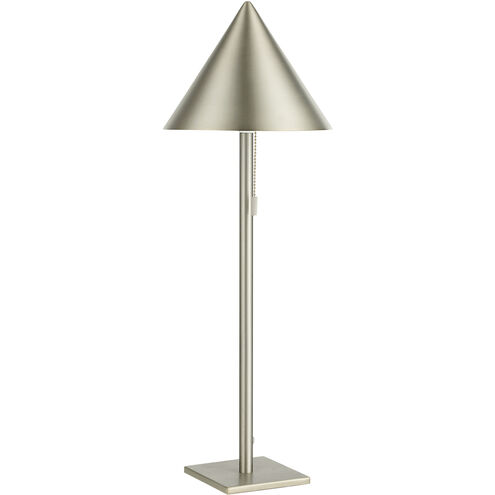 Paros 25 inch 5 watt Champagne Table Lamp Portable Light