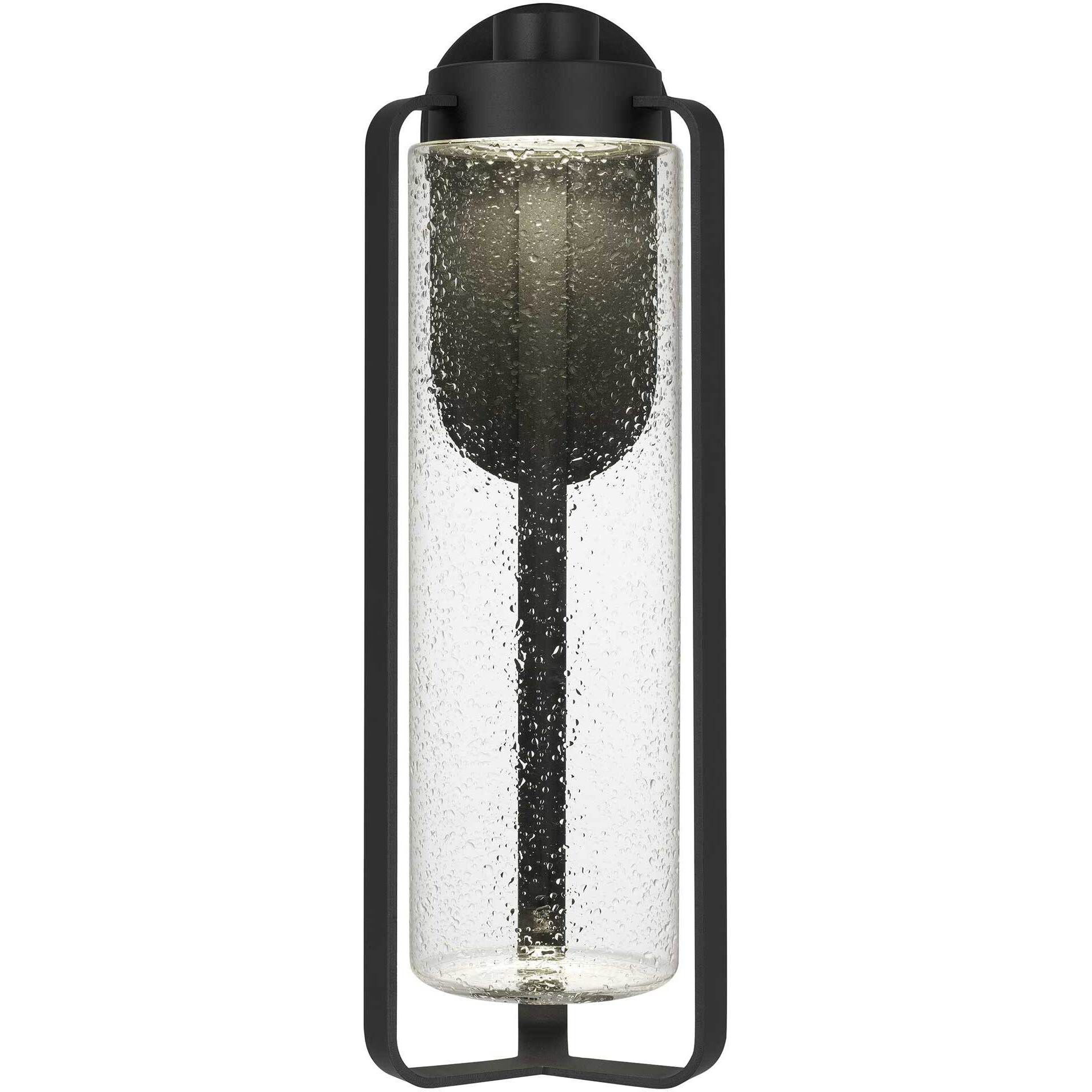 Clover LED 20.5 inch Sand Black Outdoor Wall Sconce