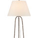 Annetta 66.5 inch 150 watt Dark Antique Brass Floor Lamp Portable Light