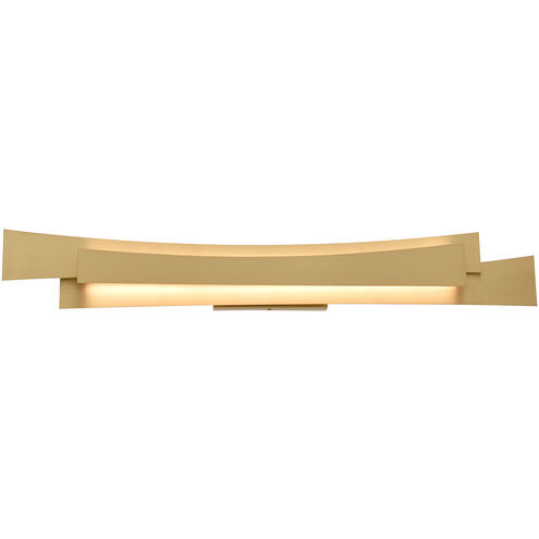 Candora LED 36 inch Brass Vanity Light Wall Light