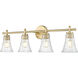 Belle 4 Light 32.00 inch Bathroom Vanity Light