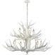 Big Sky 12 Light 39 inch White Chandelier Ceiling Light