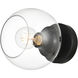Rogelio 1 Light 7 inch Black Bath Sconce Wall Light
