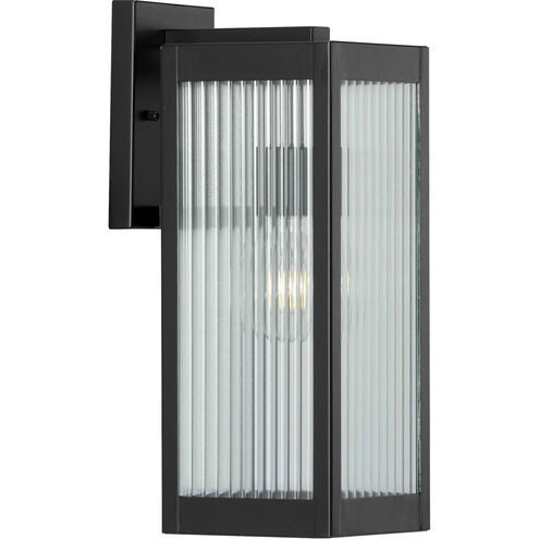 Felton 1 Light 15 inch Matte Black Outdoor Wall Lantern, Medium