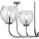Glenolden 8 Light 30 inch Polished Chrome with Clear Chandelier Ceiling Light