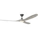 Maverick 70 inch Aged Pewter with Light Grey Weathered Oak Blades Ceiling Fan