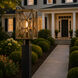 Coastal Elements Brixton 1 Light 15.5 inch Burnished Bronze Outdoor Post Mount Lantern, Medium