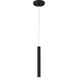 Forest LED 4.75 inch Matte black Pendant Ceiling Light in 1, 2, Matt black Steel