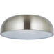 Lynx LED 12.6 inch Brushed Nickel Flush Mount Ceiling Light