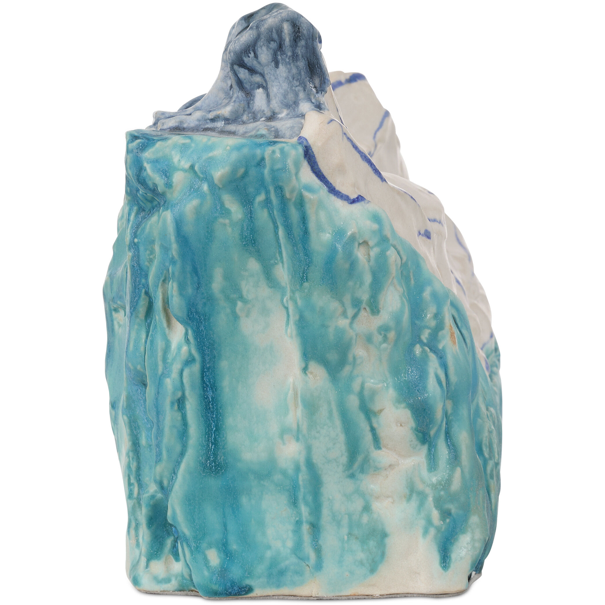 Reclining Nude Blue/Off-White Object