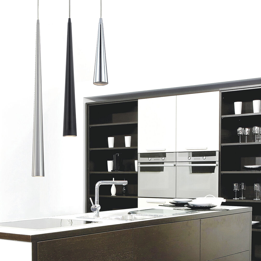 Sliver 1 Light 2.75 inch Polished Nickel Mini Pendant Ceiling Light, Small