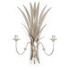 Chelsea House 15 inch Silver Leaf Sconce Wall Light