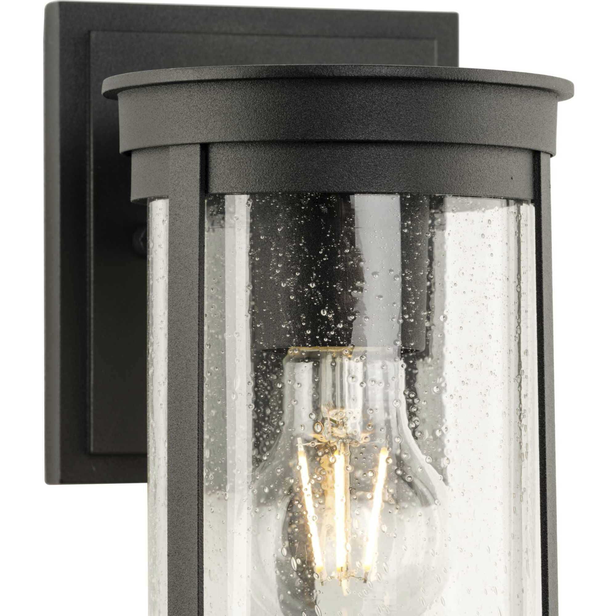 Belden 1 Light 10.37 inch Black Outdoor Wall Lantern