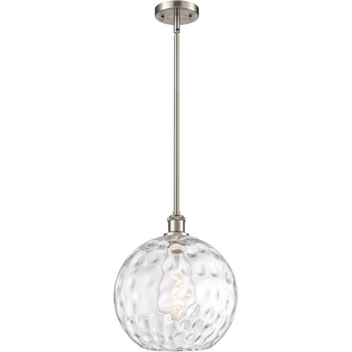 Ballston Athens Water Glass 1 Light 12 inch Brushed Satin Nickel Mini Pendant Ceiling Light