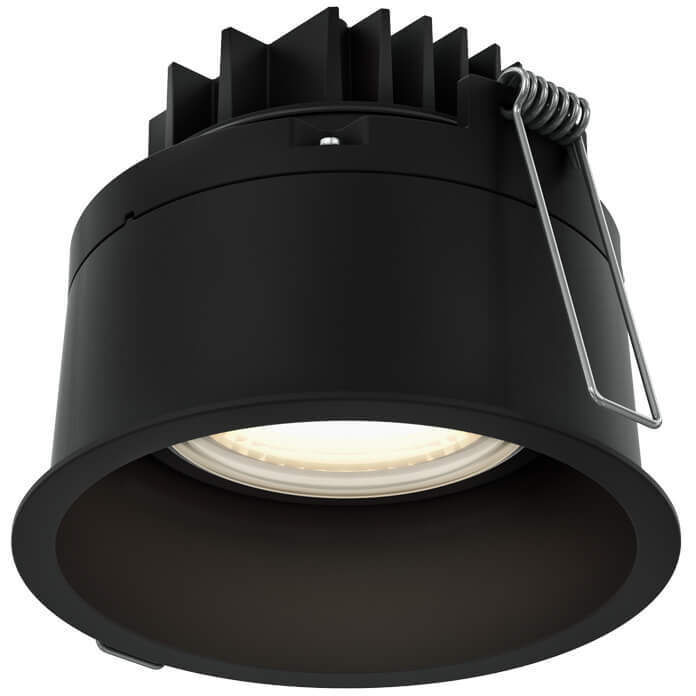Facet Black Regressed in Color Temperature Changing, Gimbal Down Light