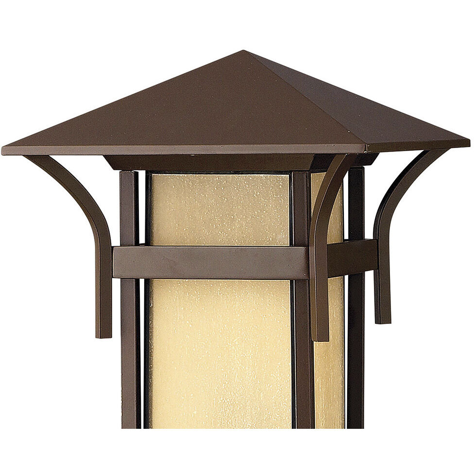 Estate Series Harbor LED 17 inch Anchor Bronze Outdoor Pier Mount Lantern, Low Voltage