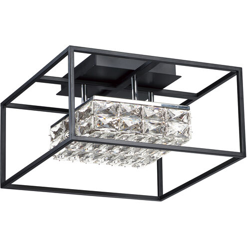 Zephyr LED 15.75 inch Black Flush Mount Ceiling Light