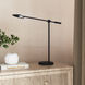Rotaire 17.88 inch 11.00 watt Black Table Lamp Portable Light