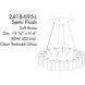Sevryn LED 19.63 inch Soft Brass Ring Pendant Convert to Semi-Flush Ceiling Light