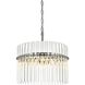 Paulina 3 Light 16 inch Polished Nickel Chandelier Ceiling Light