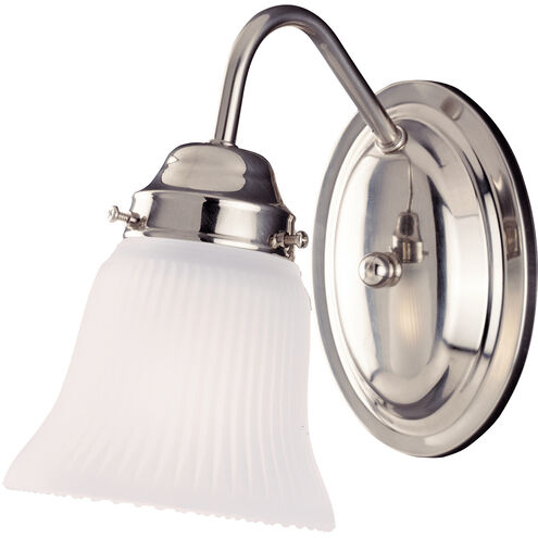 Brighton 1 Light 4.25 inch Satin Nickel Vanity Light Wall Light, Essentials