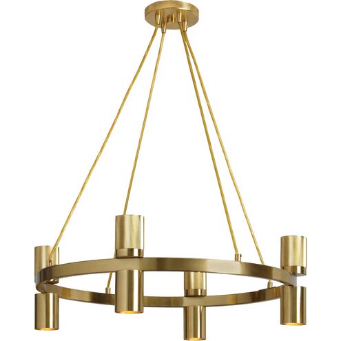 Cerelia 8 Light 24 inch Aged Brass Chandelier Ceiling Light