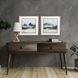 Landscapes Blue and Green and Gray Framed Art, Propac