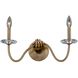 Venus Wall Sconce Wall Light in Historic Brass