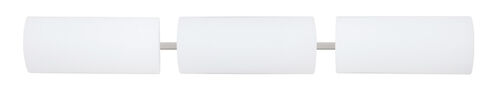 Darci 3 Light 37 inch Satin Nickel Vanity Lighting Wall Light in Halogen