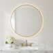 Cadre 36 X 36 inch Satin Brass Backlit Wall Mirror