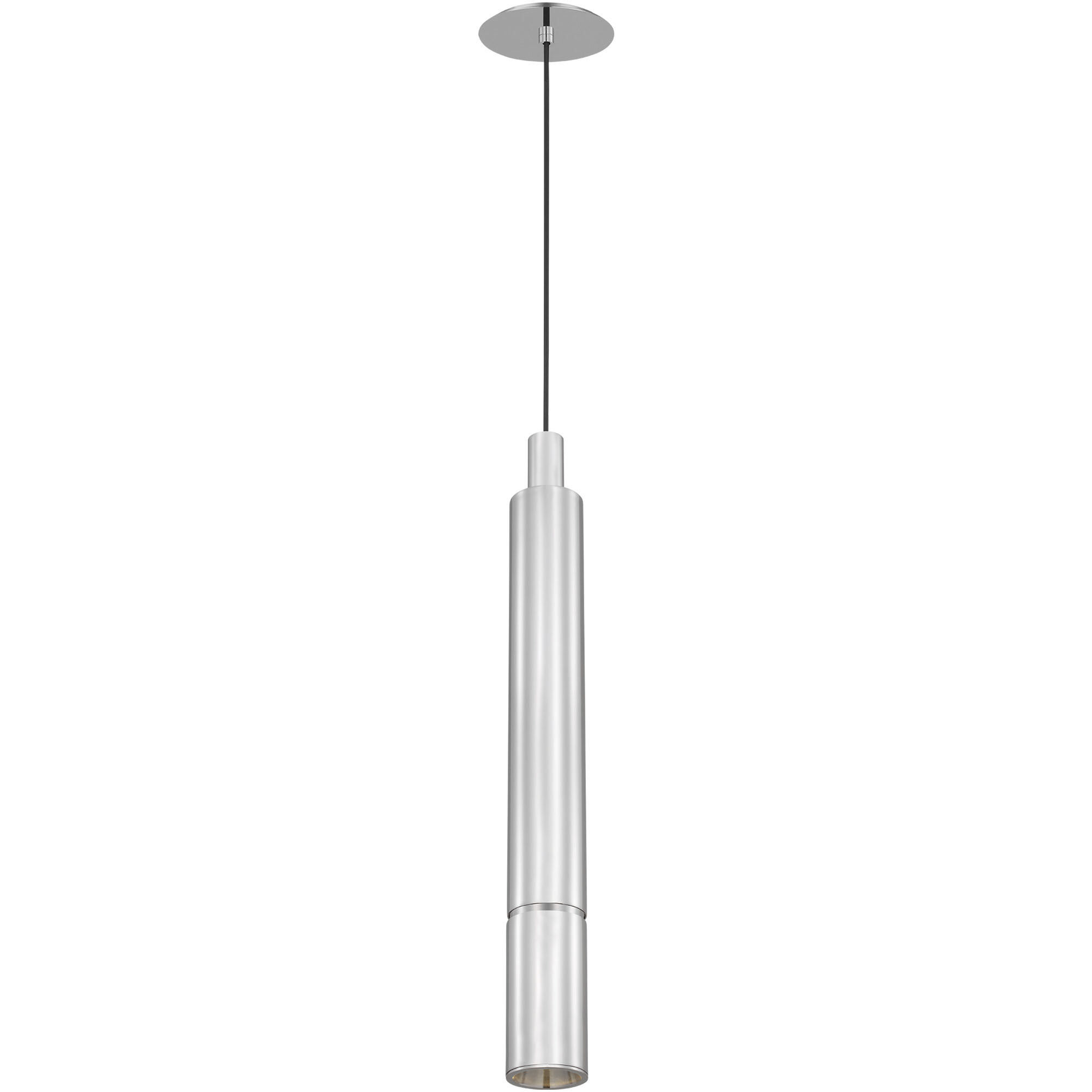Mick De Giulio Sottile LED 3 inch Polished Stainless Steel Line-Voltage Pendant Ceiling Light