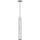Mick De Giulio Sottile LED 3 inch Polished Stainless Steel Line-Voltage Pendant Ceiling Light