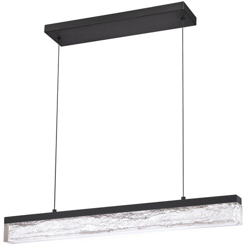 Black Ice LED 31.5 inch Black Pendant Ceiling Light