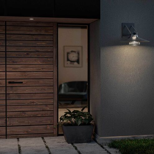 Radiant LED 10.5 inch Sand Black Outdoor Wall Sconce