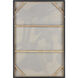 Obsidian II Black with Dark Green Framed Wall Art