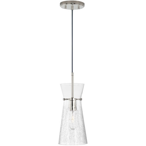 Mila 1 Light 6 inch Polished Nickel Pendant Ceiling Light
