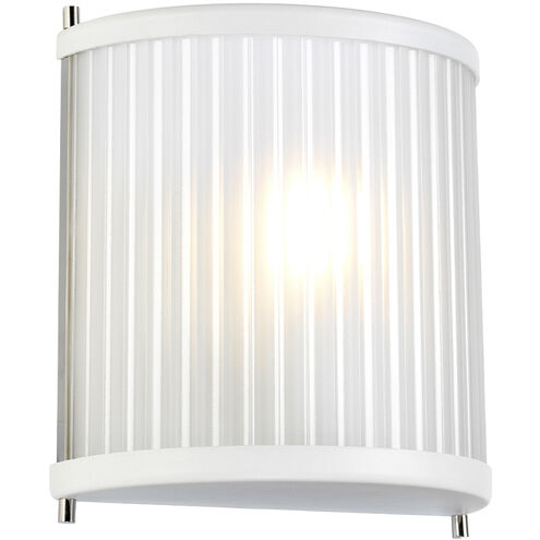 Corona 1 Light 8.25 inch White ADA Sconce Wall Light