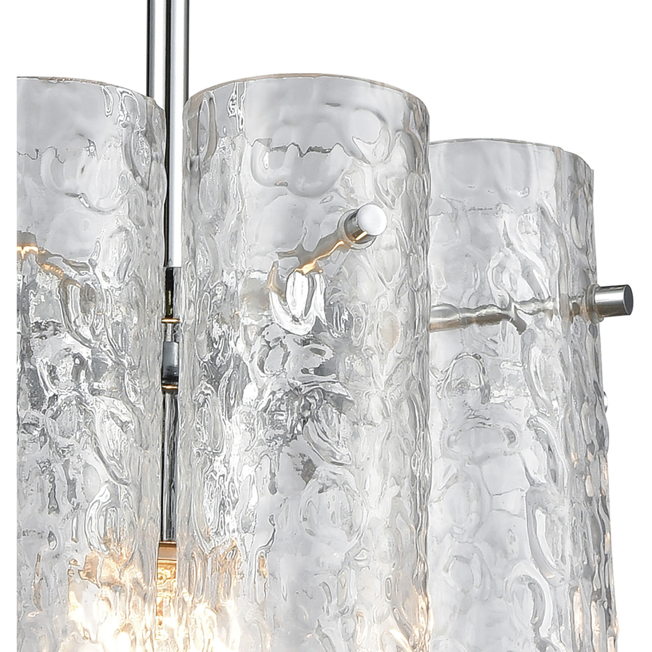 Glass Symphony 1 Light 10 inch Polished Chrome Mini Pendant Ceiling Light