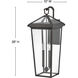 Estate Series Alford Place LED 26 inch Oil Rubbed Bronze Outdoor Wall Mount Lantern