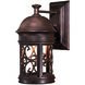 Sage Ridge 1 Light 13 inch Vintage Rust Outdoor Wall Mount, Great Outdoors