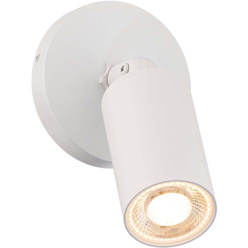 Cylinder LED 5.06 inch White Outdoor Wall Light