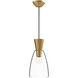 Alora Mood Arlo Pendant Ceiling Light in Brushed Gold