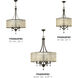 Mime LED 25 inch French Bronze Chandelier Ceiling Light