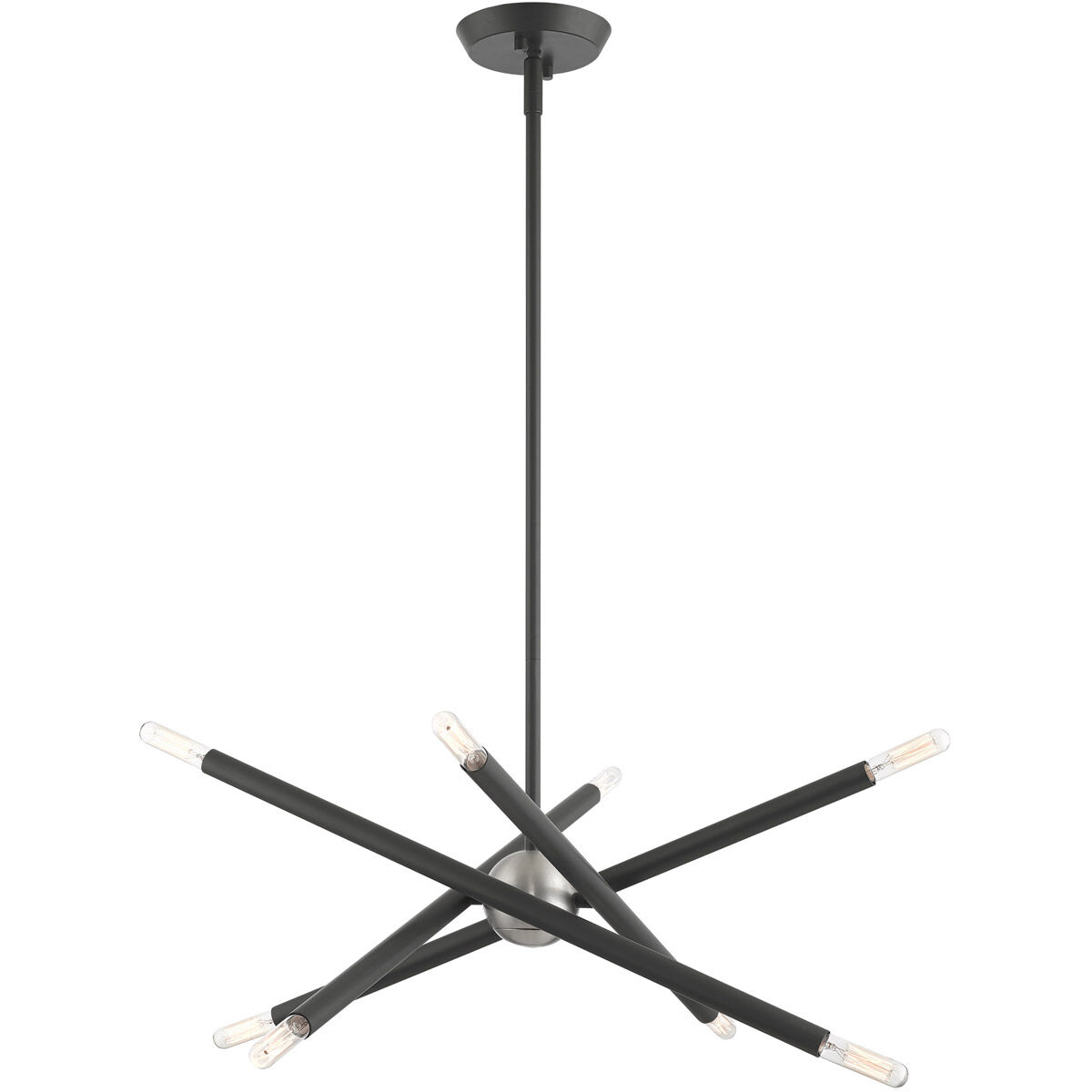Soho 8 Light 20 inch Scandinavian Gray Chandelier Ceiling Light 