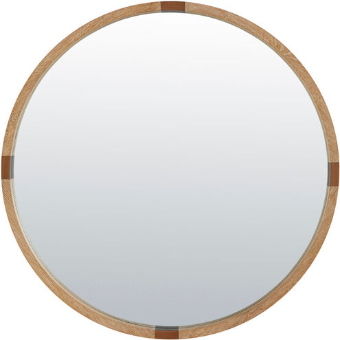 Zion 36 X 36 inch Antique Bronze / Seaside Natural Mirror