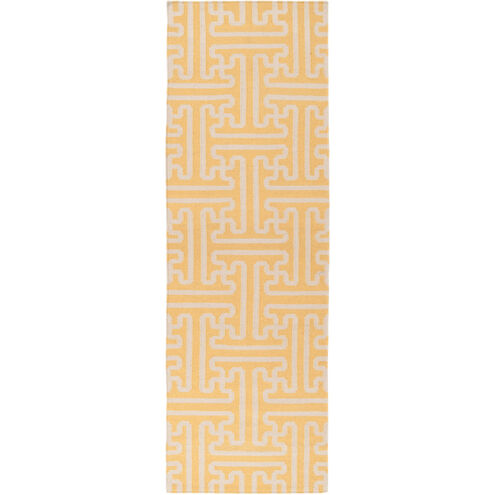 Archive 96 X 30 inch Mustard, Khaki Rug