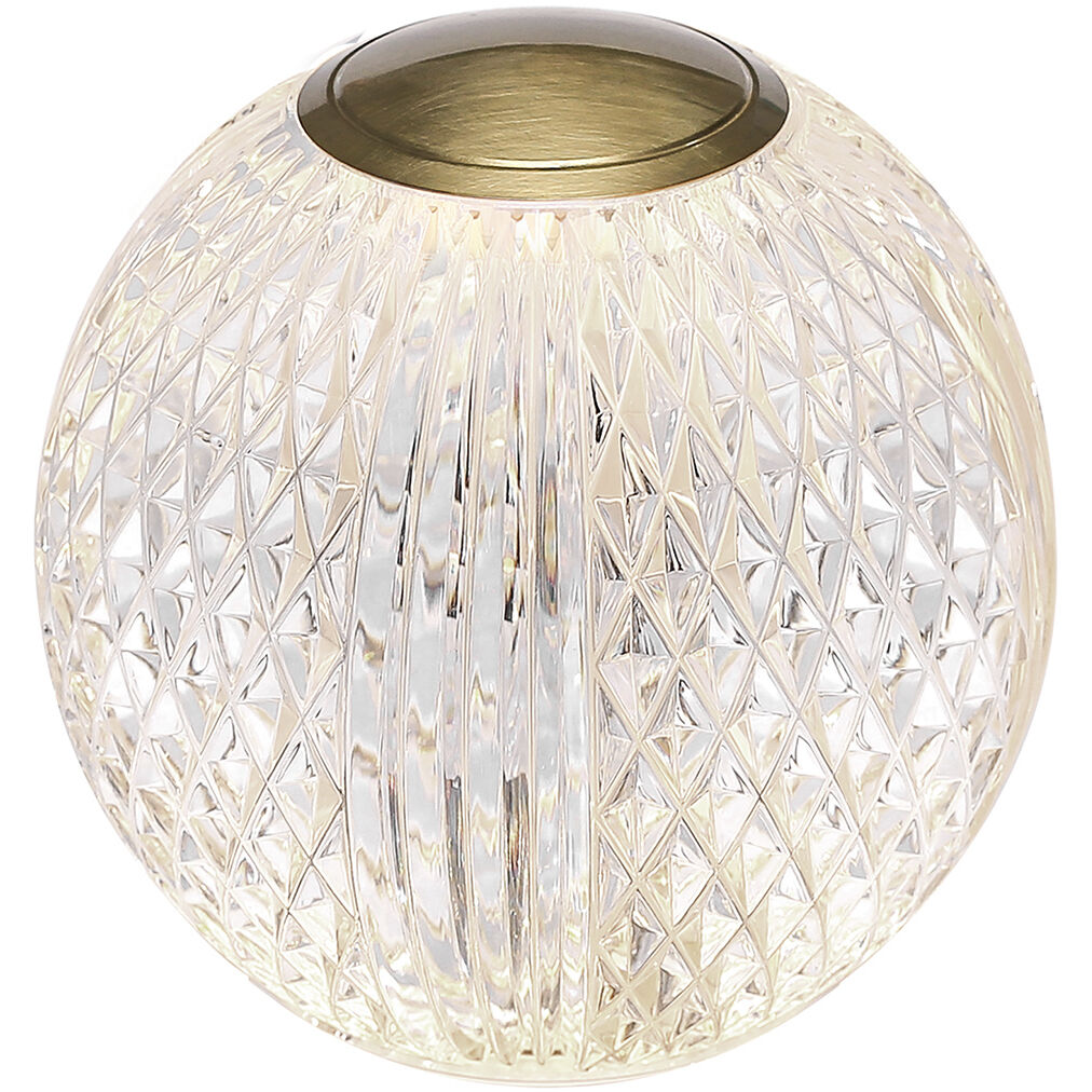 Marni 3.63 inch 1.50 watt Natural Brass Table Lamp Portable Light